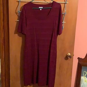 Maroon dress
